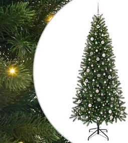 vidaXL Τεχνητό Χριστουγεννιάτικο Δέντρο Πράσινο 240 cm ΠΕ και PVC
