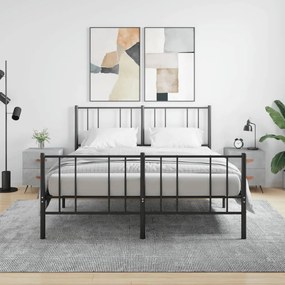 vidaXL Κομοδίνα 2 τεμ. Γκρι Σκυροδεμ. 40 x 35 x 47,5 εκ. Επεξεργ. Ξύλο