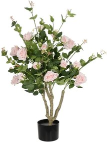 Τεχνητό Δέντρο Roses 21071 50x50x90cm Light Pink GloboStar Polyethylene,Fabric