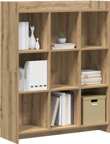 vidaXL Βιβλιοθήκη 9 επιπέδων 87,5 x 30 x 111 εκ Επεξεργασμένο Ξύλο