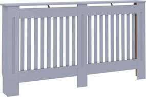 vidaXL Καπάκι Καλοριφέρ 2 pcs Γκρι 152 x 19 x 81,5 εκ.