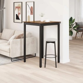 VidaXL Υποστηρικτικό Τραπεζάκι Μπαρ Επεξεργασμένο Ξύλο τετράγωνο