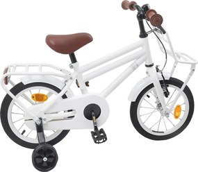 vidaXL Παιδικό Ποδήλατο 12 ίντσες για παιδιά 2-4 ετών Λευκό