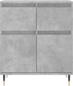 vidaXL Ντουλάπι Γκρι Σκυροδέματος 60x35x70 εκ. Επεξεργασμένο Ξύλο