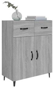 vidaXL Ντουλάπι Γκρι Sonoma 69,5 x 34 x 90 εκ. από Επεξεργασμένο Ξύλο
