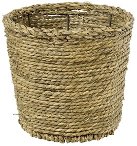 Καλάθι Διακοσμητικό Thassos 20293 Φ20x22cm Natural GloboStar Seagrass