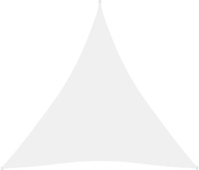 Πανί Σκίασης Τρίγωνο Λευκό 4,5 x 4,5 x 4,5 μ. από Ύφασμα Oxford