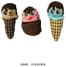 Λούτρινο παιχνίδι σκύλου - 13x8cm/18x8 - 12pcs - 550692