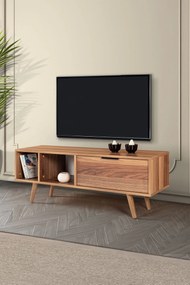 Έπιπλο Τηλεόρασης Καρυδί RECLE 130x35x18