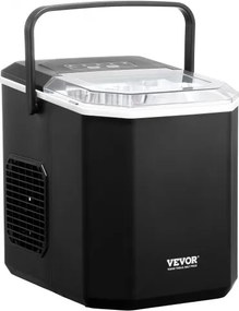 VEVOR Portable Countertop Ice Maker 26Lbs/24H Self-Cleaning with Scoop Basket