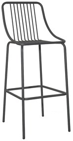 Σκαμπό Μπαρ Urania/S 02-00-0862 52x45x110cm Black