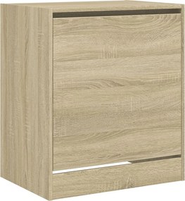 vidaXL Παπουτσοθήκη Sonoma Δρυς 60x42x69 εκ. από Επεξεργασμένο Ξύλο