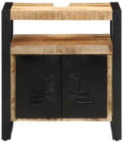 vidaXL Ντουλάπι νιπτήρα  55x35x60 cm από μασίφ ακατέργαστο ξύλο πεύκου