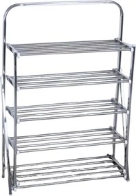 Πτυσσόμενη ραφιέρα παπουτσιών αλουμινίου 5 επιπέδων - ZD05 - 522671