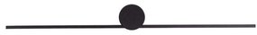Φωτιστικό Τοίχου- Απλίκα Pin Led S 8127 61x6,5cm 1x6W Black Nowodvorski Aluminum,PC