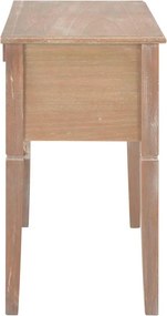 280072 vidaXL Writing Desk Brown 109,5x45x77,5 cm Wood