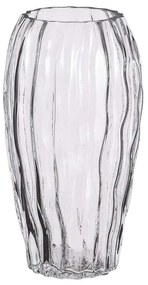 Βάζο Feline 02.1122489 Φ14x27cm Γυάλινο Clear Glass