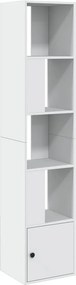 vidaXL Βιβλιοθήκη Λευκή 40x36x189 εκ. από Επεξεργασμένο Ξύλο