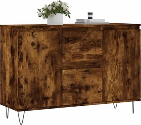 vidaXL Ντουλάπι Καπνιστή Δρυς 101,5x35x70 εκ. από Επεξεργασμένο Ξύλο