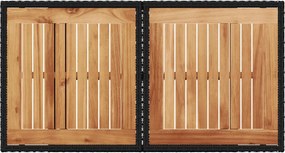 vidaXL Σετ Εξωτερικής Τραπέζης 5 pcs συνθετικό ρατάν