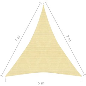 ΠΑΝΙ ΣΚΙΑΣΗΣ ΜΠΕΖ 5 X 7 X 7 Μ. ΑΠΟ HDPE 160 ΓΡ./Μ² 311154