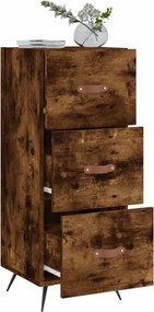 vidaXL Ντουλάπι Καπνιστή Δρυς 34,5 x 34 x 90 εκ. Επεξεργασμένο Ξύλο