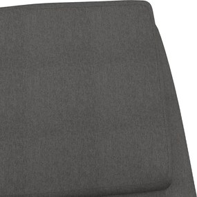 vidaXL Πολυθρόνα Relax Σκούρο Γκρι Υφασμάτινη