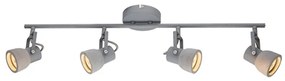 Σποτ Πολύφωτο Aca Pepper MC171154 Grey