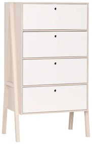 Συρταριέρα Spot Young 16262579 88x60x150cm Natural-White