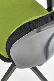 POP office chair, color: black / green DIOMMI V-NS-POP-FOT-ZIELONY
