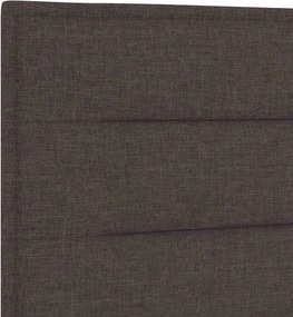 vidaXL Κεφαλάρι Σκούρο Καφέ 100 cm ύφασμα