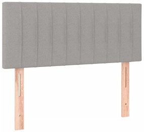 ΚΡΕΒΑΤΙ BOXSPRING ΜΕ ΣΤΡΩΜΑ ΑΝΟΙΧΤΟ ΓΚΡΙ 120X190 ΕΚ. ΥΦΑΣΜΑΤΙΝΟ 3269737