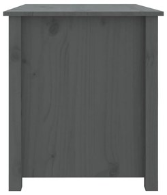 Τραπεζάκι Σαλονιού Γκρι 71x49x55 εκ. από Μασίφ Ξύλο Πεύκου - Γκρι
