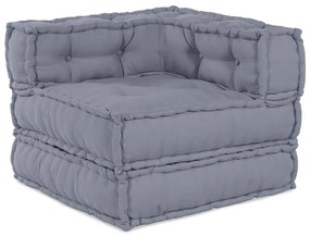 vidaXL Μαξιλάρι Γκρι 70 x 70 x 54 εκ Πολυεστέρας