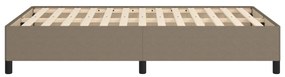 ΠΛΑΙΣΙΟ ΚΡΕΒΑΤΙΟΥ TAUPE 120X200 ΕΚ. ΥΦΑΣΜΑΤΙΝΟ 347054