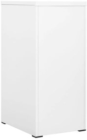 vidaXL Αρχειοθήκη Λευκή 46 x 62 x 102,5 εκ. από Ατσάλι