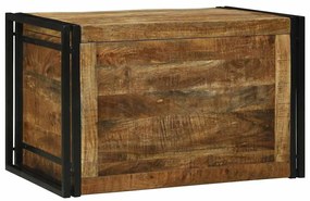 vidaXL Κουτί Αποθήκευσης - 80 x 50 x 50 εκ, Ξύλο Μάνγκο