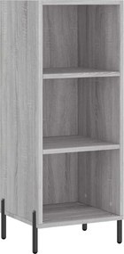 vidaXL Ντουλάπι Γκρι sonoma 34,5x32,5x90εκ. από Επεξεργασμένο Ξύλο