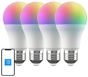 Broadlink Έξυπνη λάμπα LED BLU LB4E27 RGB (4τμχ)