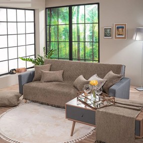 Ριχτάρι Utah 03 Brown Teoran Three-Seater 180x300cm Acrylic, Polyester