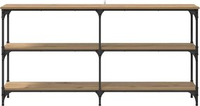 vidaXL Τραπέζι κονσόλας Artisan Oak 150 x 29 x 75 εκ