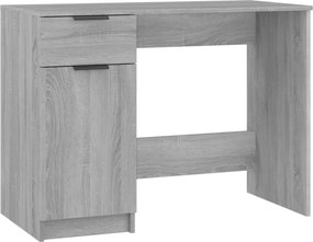 vidaXL Γραφείο Γκρι Sonoma 100x50x75 εκ. από Επεξεργασμένο Ξύλο