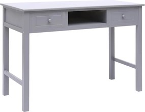 VidaXL Γραφείο Γκρι 110 x 45 x 76 εκ. Ξύλινο
