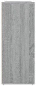 Ντουλάπι Γκρι Sonoma 60x30x75 εκ. από Επεξεργασμένο Ξύλο - Γκρι