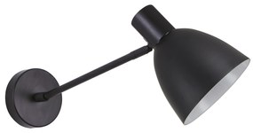 SE21-BL-22-MS2 ADEPT BLACK WALL LAMP BLACK METAL SHADE+ HOMELIGHTING 77-8324