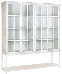 Ράφια DKD Home Decor Λευκό Μαύρο Μέταλλο Ξύλο από Μάνγκο 170 x 45 x 200 cm