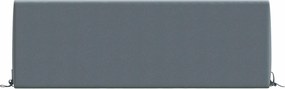 vidaXL Μαξιλάρι πλάτης SOEST 100% Πολυεστέρας Μπλε 120 x 20 x 40 cm