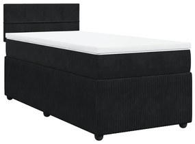 ΚΡΕΒΑΤΙ BOXSPRING ΜΕ ΣΤΡΩΜΑ ΜΑΥΡΟ 90X190 ΕΚ. ΒΕΛΟΥΔΙΝΟ 3289928