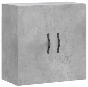 vidaXL Ντουλάπι Τοίχου Γκρι Σκυροδέματος 60x31x60 εκ. Επεξεργ. Ξύλο