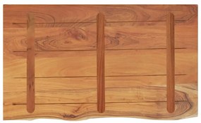 vidaXL Πάγκος Μπάνιου Ορθογώνιος 90x60x2,5 εκ. από Μασίφ Ξύλο Ακακίας